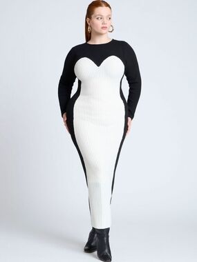 Eloquii Colorblock Bodycon Dress